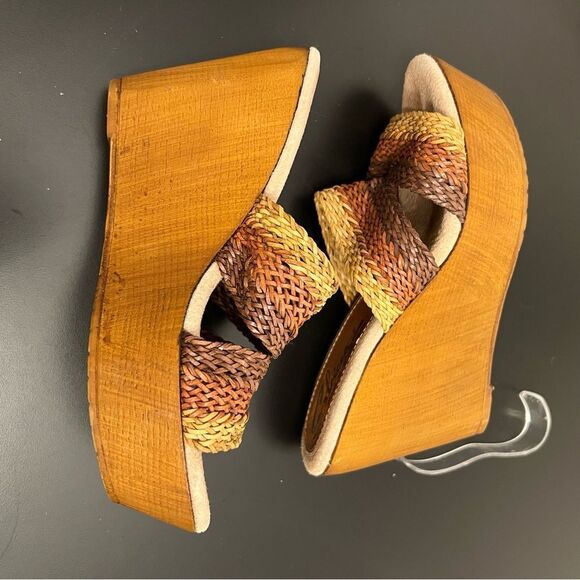 Sbicca Vintage Collection Woven Braided Platform Wedge Sandal 7 - Picture 5 of 11